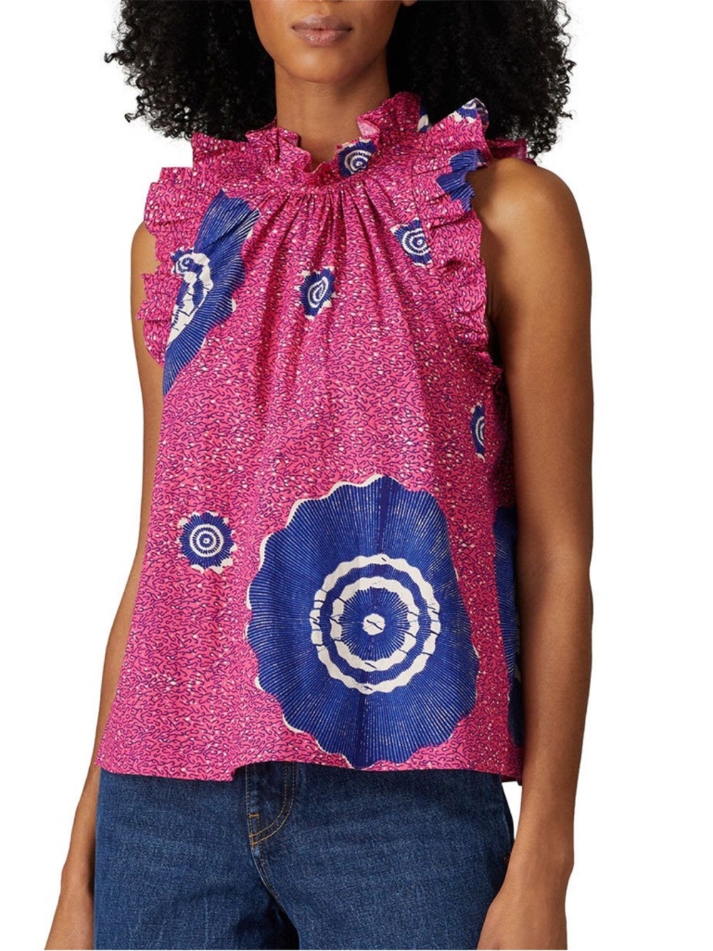 ULLA JOHNSON Fuchsia Tilda Top Size 12 - in perfect condition never worn